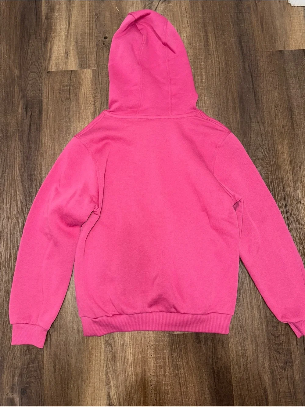 Nike Kids Hot Pink Club Fleece Pullover Hoodie NWT Size Large (L / 12-14)